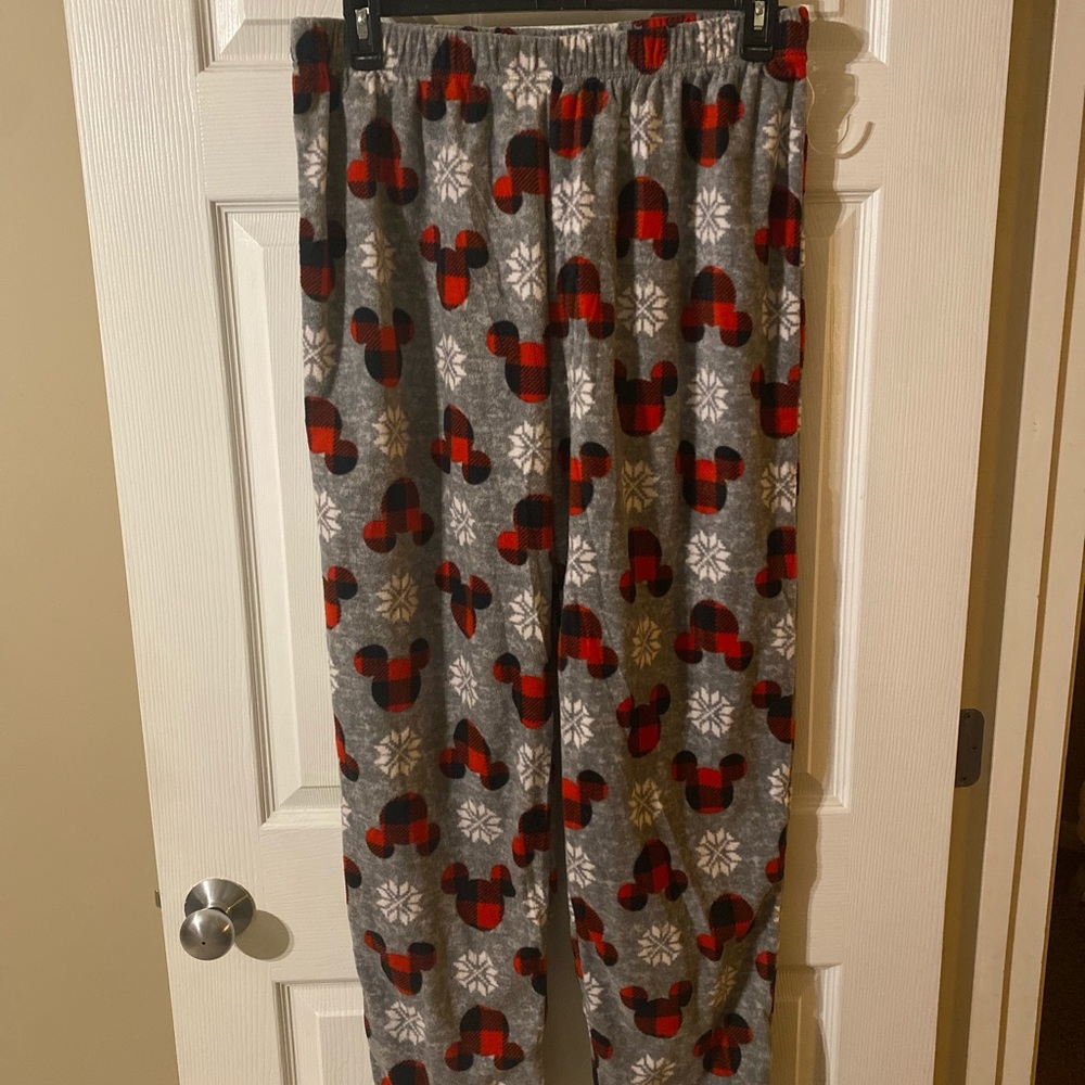 Mickey Mouse Christmas PJ Pants Women XXL